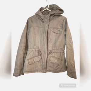 ASHLEY BY 26 INTERNATIONAL  Size Medium gray utility jacket. Fully lined